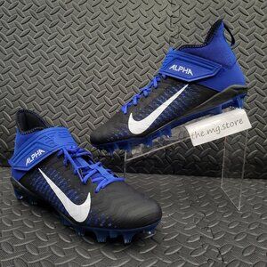 Nike Alpha Menace Pro 2 Mid Football Cleats Blue/Black BV3945-400 Men’s Size 13